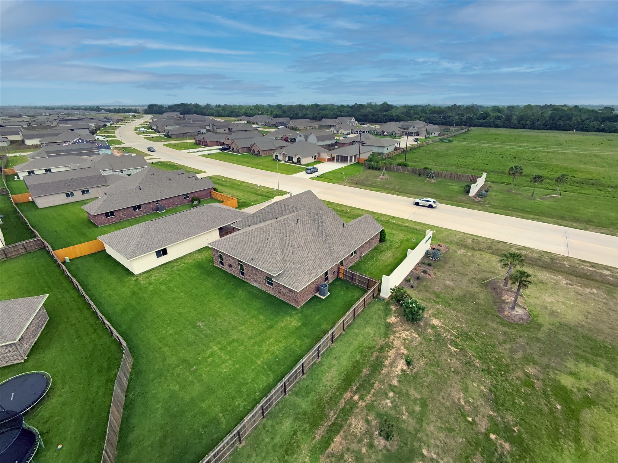 3708 Pedregal Road League City, TX 77573 - Photo 49 of 50 an aerial view of a house with a garden