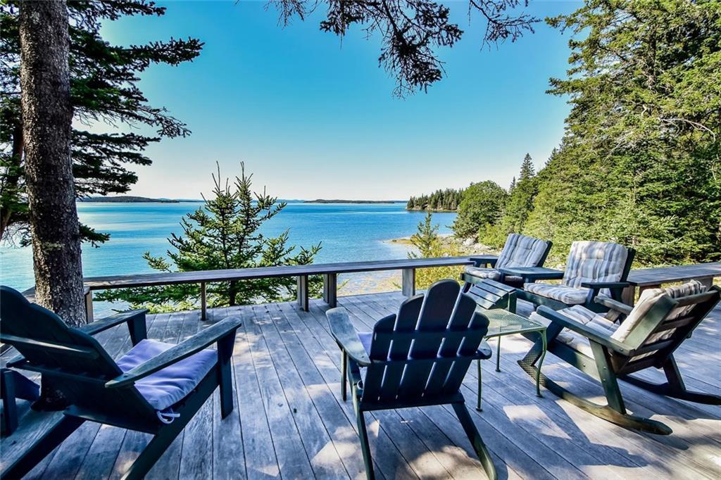 240 Dow Road Deer Isle, ME 04627 - Photo 34 of 34 Deck overlooking the water