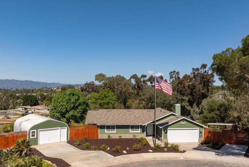 397 Mercedes Road Fallbrook, CA 92028 - Photo 1 of 1 a house view with a outdoor space
