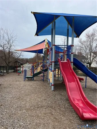 a view of outdoor space with seating