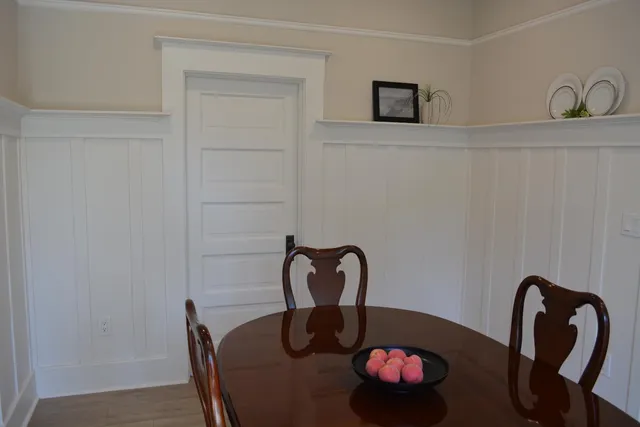 a view of balcony and workspace