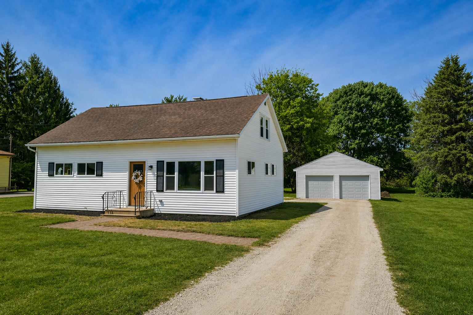 2761 Middle Urbana Road Springfield, OH 45503 - Photo 2 of 28 Graveled drive leads to the oversized detached 2 car garage. Perfect for any hobbyist!