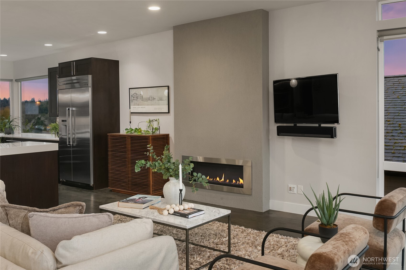 3501 Northwest 67th Street Seattle, WA 98117 - Photo 17 of 40 a living room with furniture and a flat screen tv