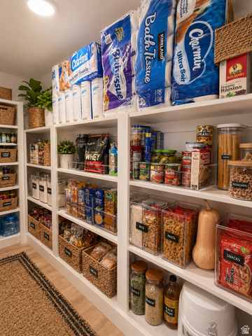 3831 South Powderwood Lane, Unit 111 Mapleton, UT 84664 - Photo 5 of 12 Custom built-in pantry shelving provides extensive storage