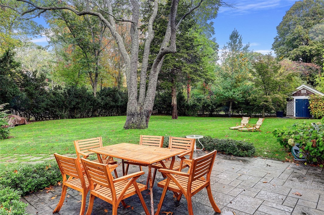 83 Rumstick Road Barrington, RI 02806 - Photo 10 of 28 Outside Patio Overlooking Lush Grounds