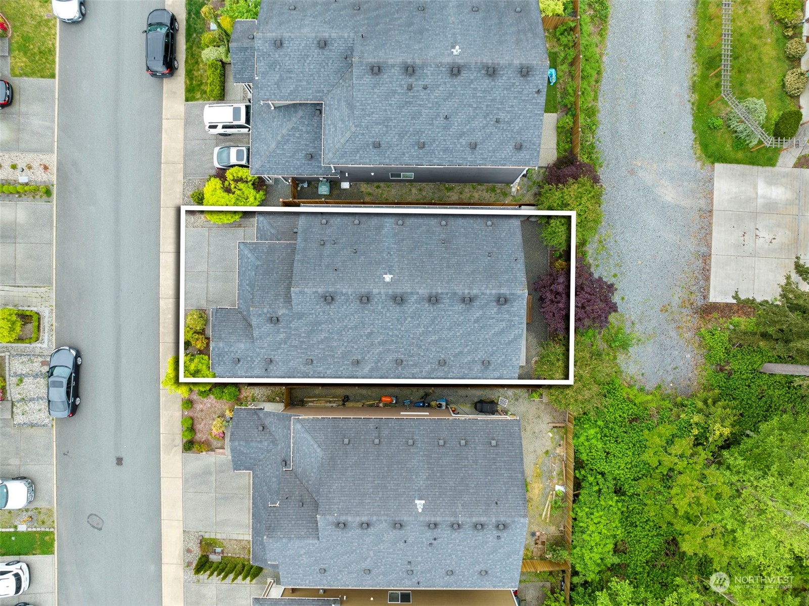 9229 5th Drive Southeast Everett, WA 98208 - Photo 30 of 33 an aerial view of residential houses with outdoor space