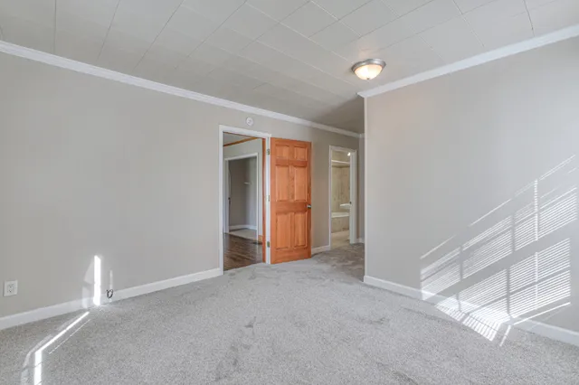 a view of an empty room