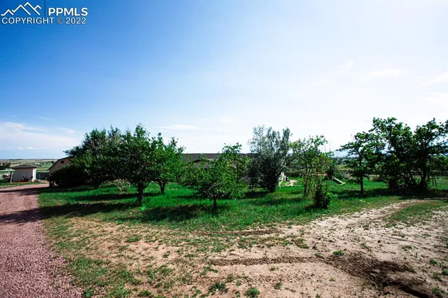 a view of a golf course with a lake