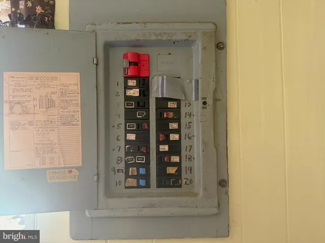 a view of a hallway with front door