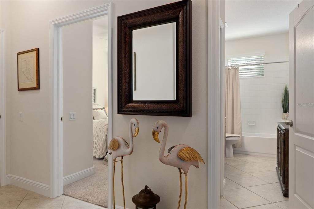 14617 Balloch Drive Hudson, FL 34667 - Photo 32 of 76 a bathroom with a sink and a mirror