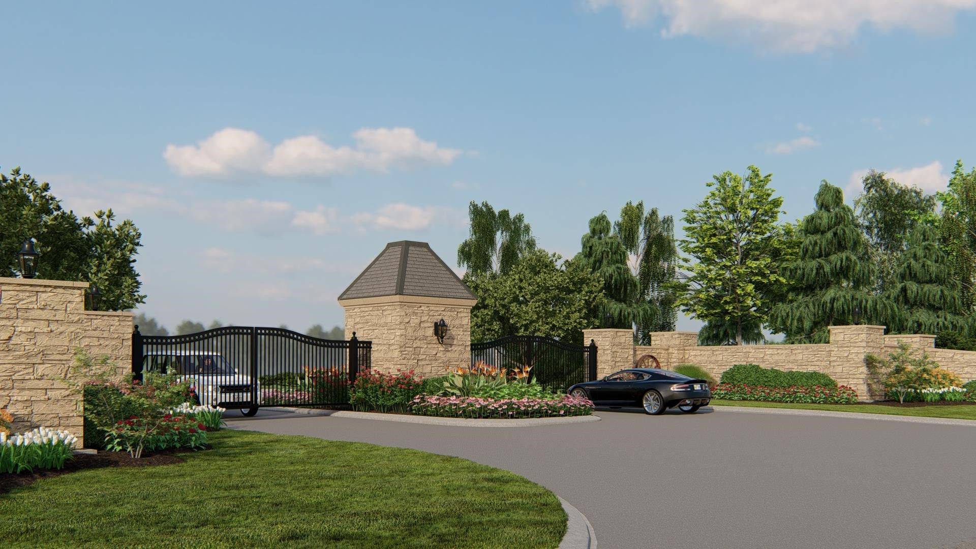 1632 Legacy Ridge Lane Wake Forest, NC 27587 - Photo 5 of 6 a front view of a house with a garden and pathway