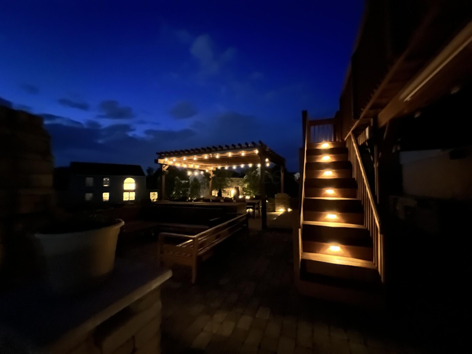 1822 Joe Walker Road Galena, OH 43021 - Photo 68 of 85 Patio @ Night