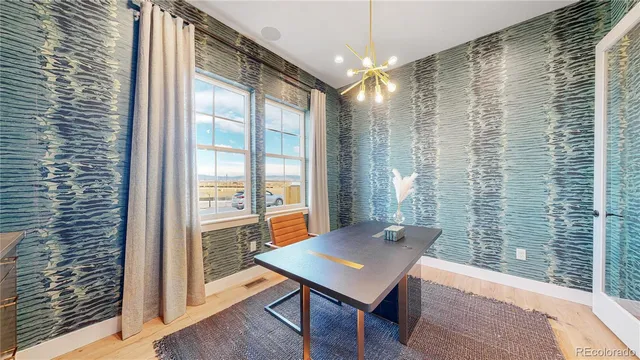 a view of a city from a balcony