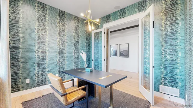 a outdoor space view with a couple of chairs