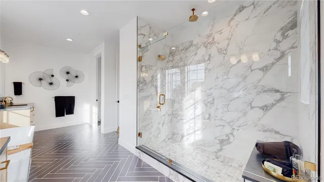 a view of kitchen with furniture and wooden floor