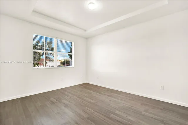 wooden floor in a room