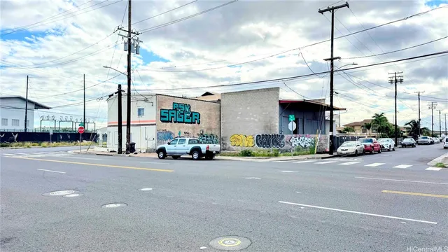 a view of street with cars