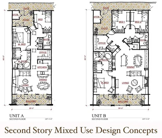 a view of a water with an outdoor space