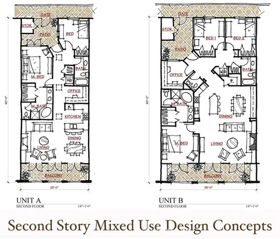 a view of a water with an outdoor space