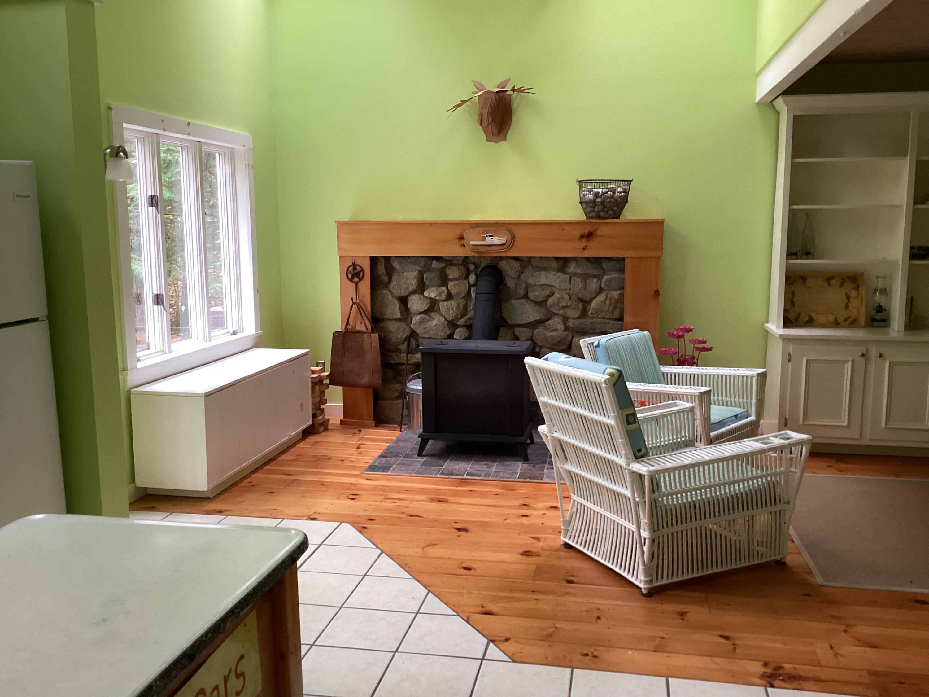 55 Harbor Road Standish, ME 04084 - Photo 11 of 26 Living room w wood stove