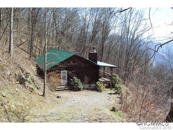 460 Barn Cove Road Clyde, NC 28721 - Photo 22 of 24 a backyard of a house with table and chairs