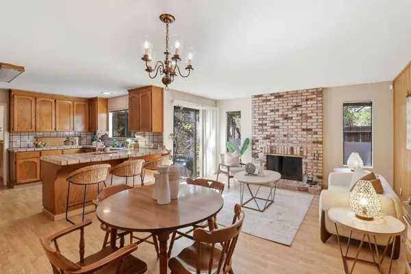 a room with furniture and a window