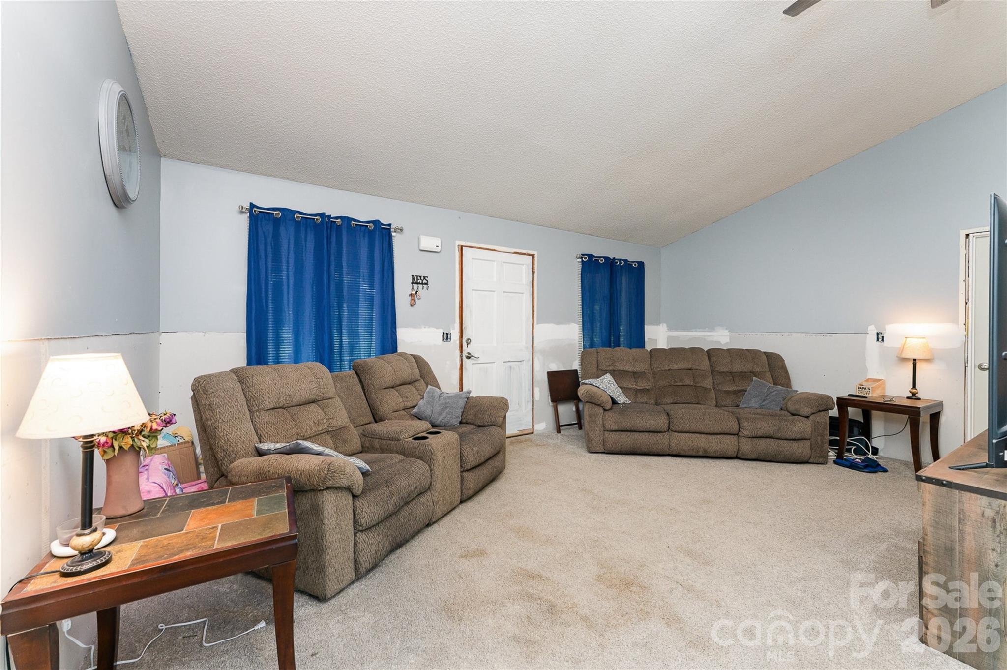 280 Dallas Spencer Mountain Road Gastonia, NC 28056 - Photo 6 of 19 a living room with furniture a lamp and a window