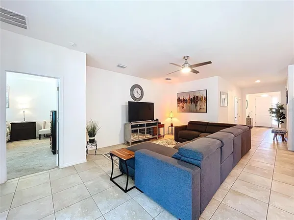 a kitchen with a stove and a microwave