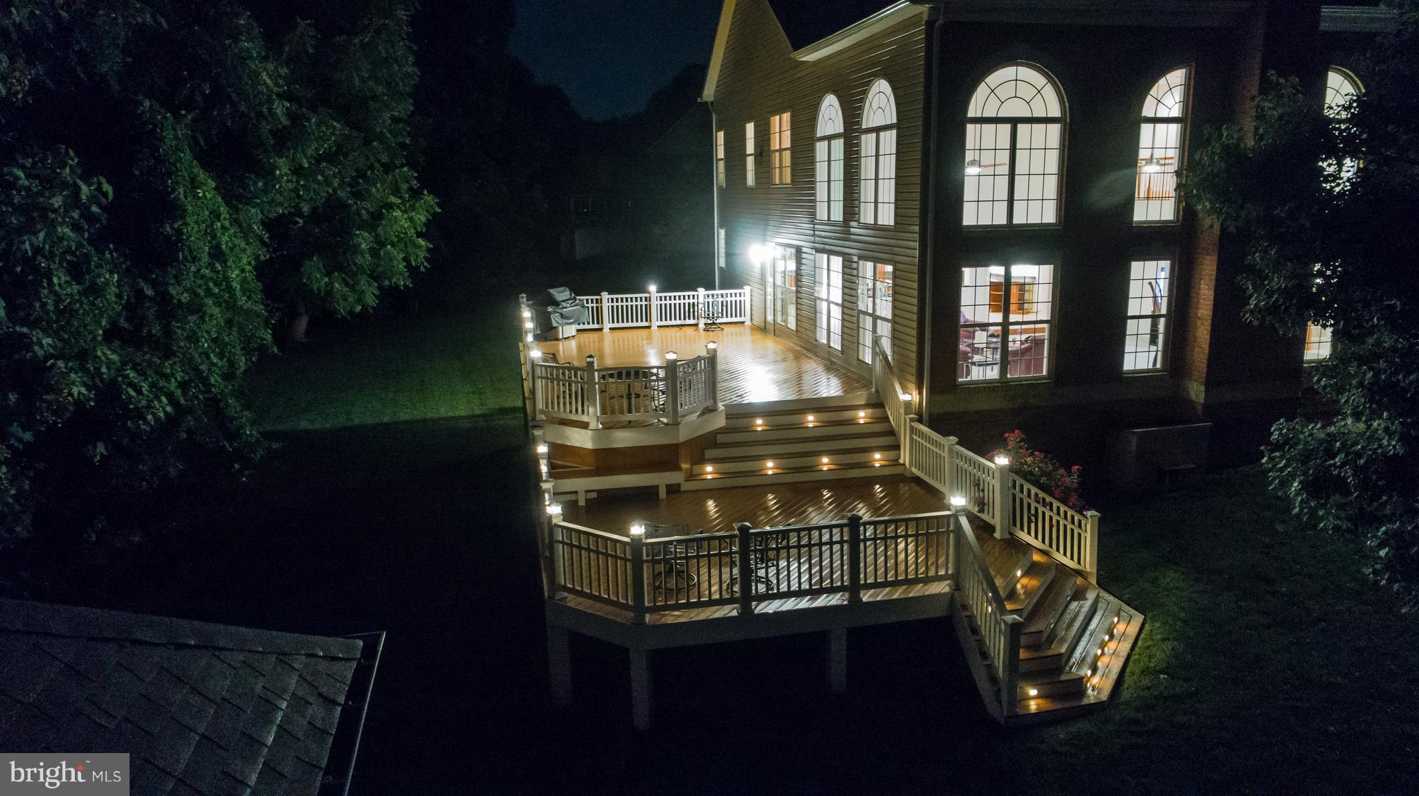 5823 Old Crain Highway Upper Marlboro, MD 20772 - Photo 20 of 30 Deck lit up at night
