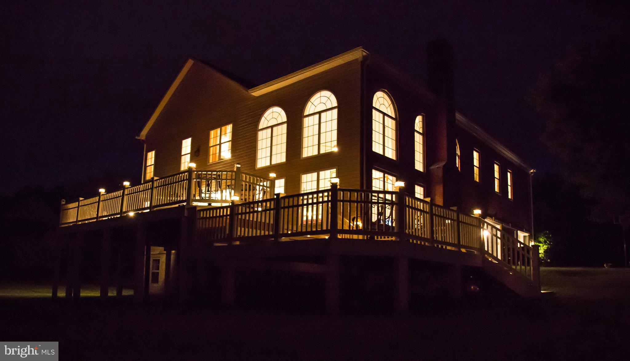 5823 Old Crain Highway Upper Marlboro, MD 20772 - Photo 22 of 30 Deck at night time