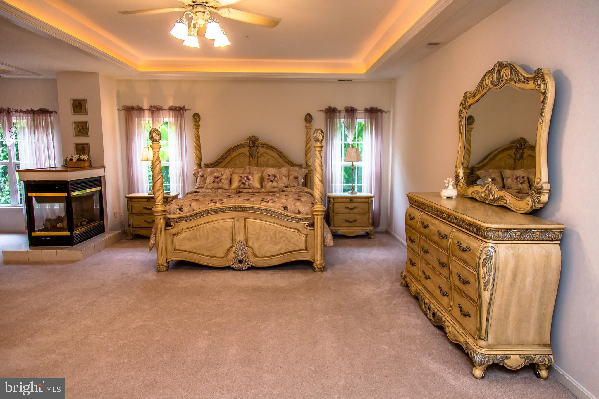 5823 Old Crain Highway Upper Marlboro, MD 20772 - Photo 25 of 30 Master Bedroom w/ gas fireplace, sitting area