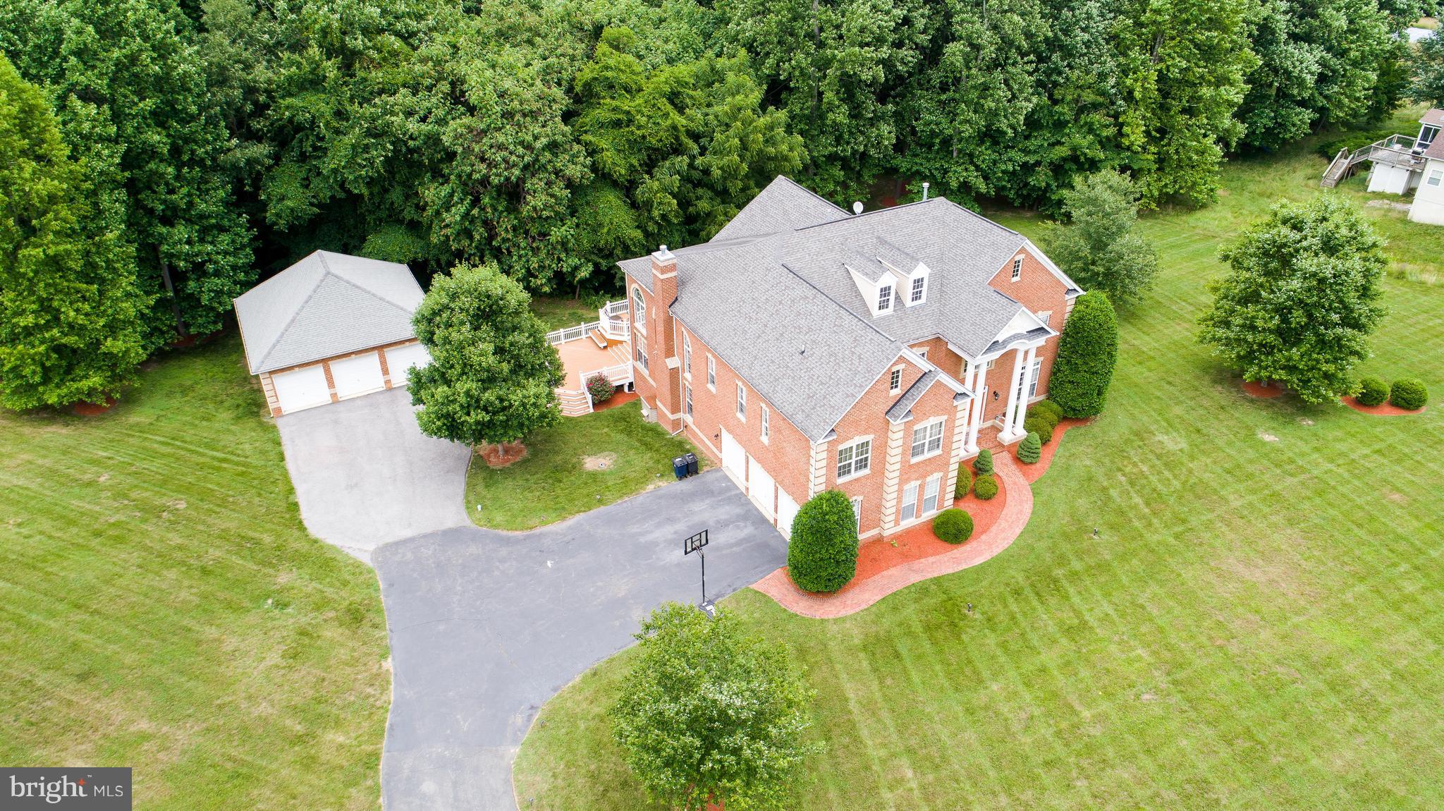 5823 Old Crain Highway Upper Marlboro, MD 20772 - Photo 29 of 30 Aerial View of home and detached garage