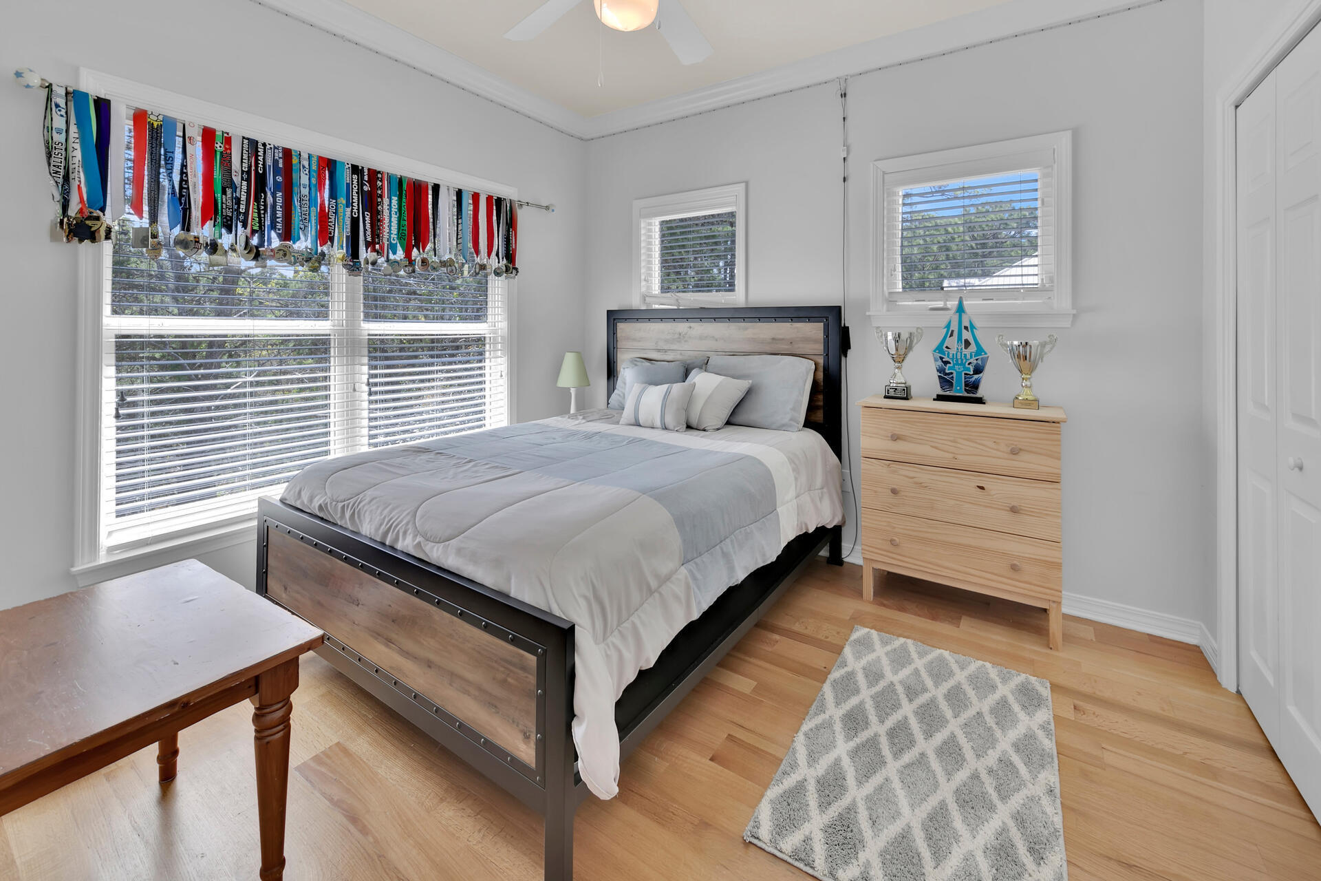 183 Hidden Lake Way Santa Rosa Beach, FL 32459 - Photo 25 of 50 a bedroom with a bed and a window