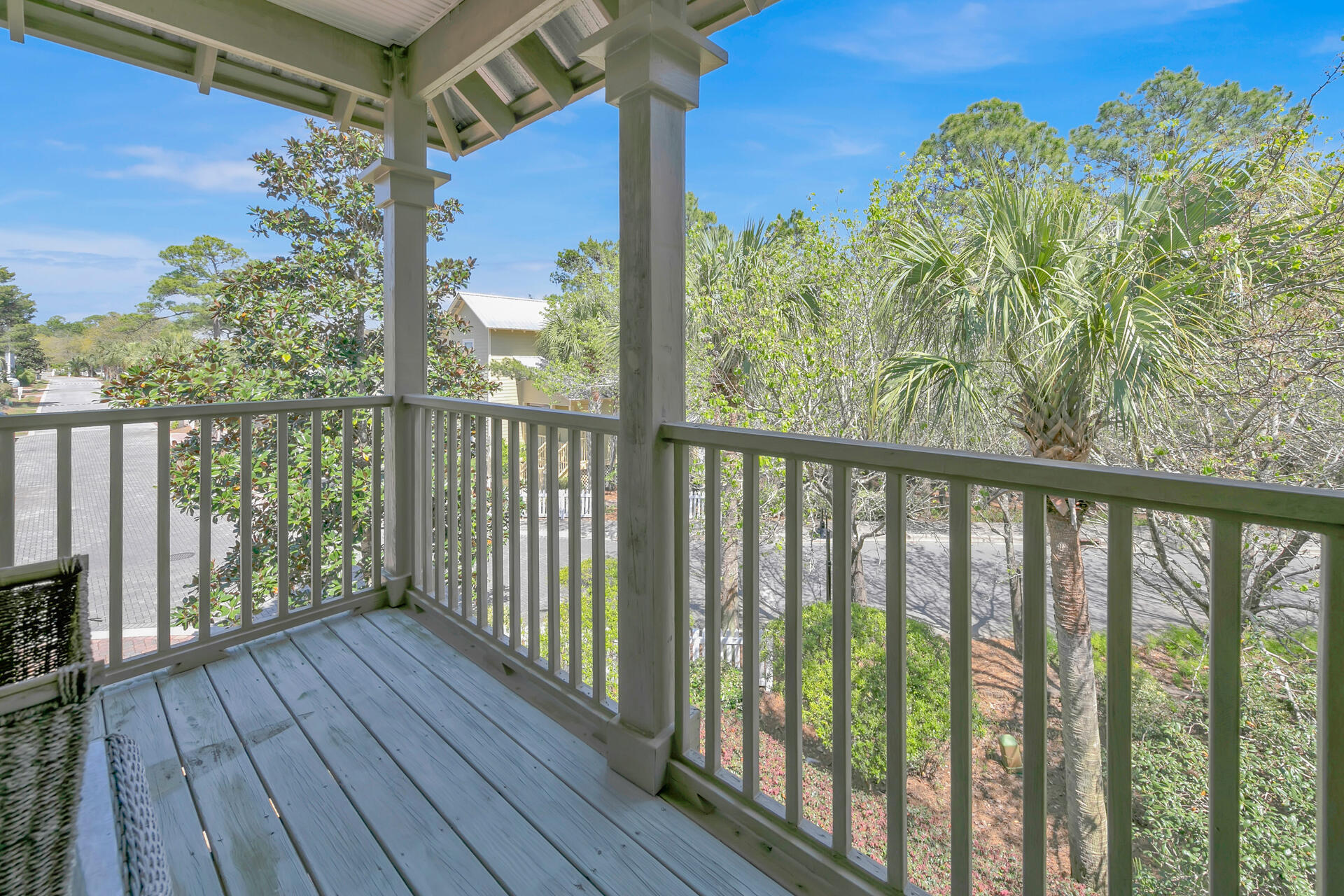 183 Hidden Lake Way Santa Rosa Beach, FL 32459 - Photo 28 of 50 a view of a balcony with wooden floor