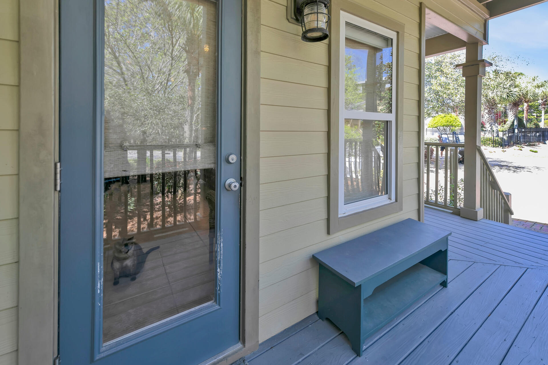 183 Hidden Lake Way Santa Rosa Beach, FL 32459 - Photo 29 of 50 a view of a hallway with wooden floor and windows