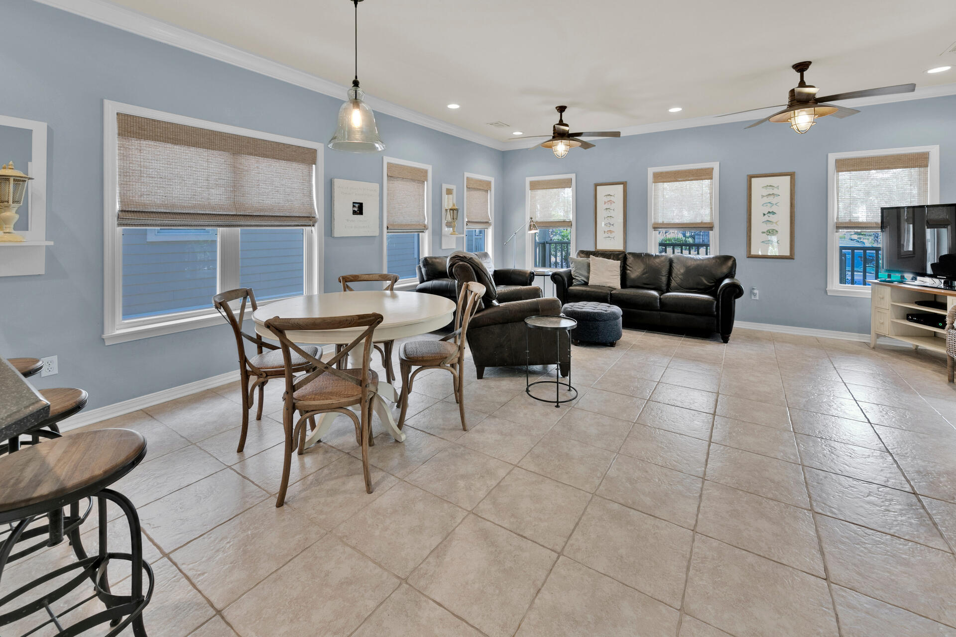 183 Hidden Lake Way Santa Rosa Beach, FL 32459 - Photo 8 of 50 a living room with furniture a dining table and a window