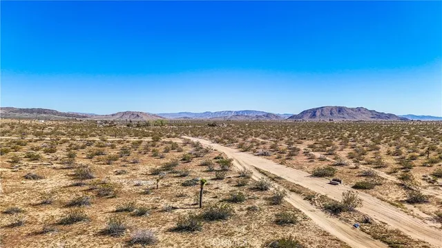 a view of city and mountain
