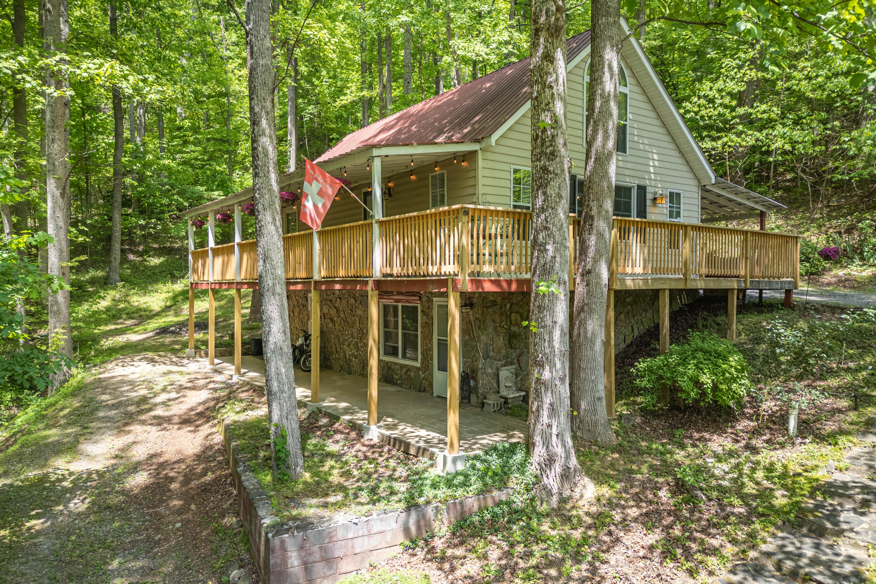 57 Buck Fever Lane Cana, VA 24317 - Photo 1 of 48 a view of a house with backyard