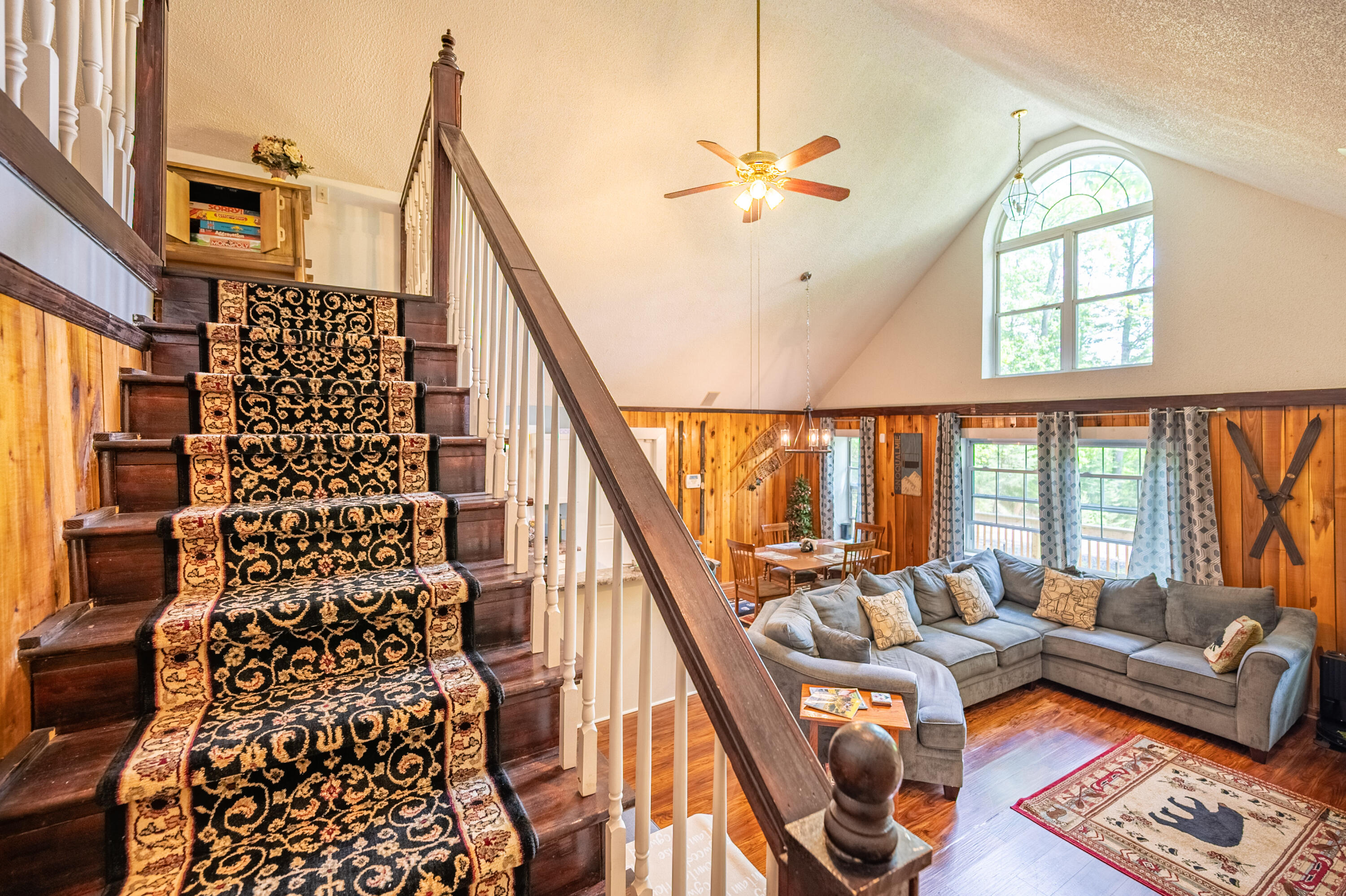 57 Buck Fever Lane Cana, VA 24317 - Photo 30 of 48 a living room with furniture and a floor to ceiling window