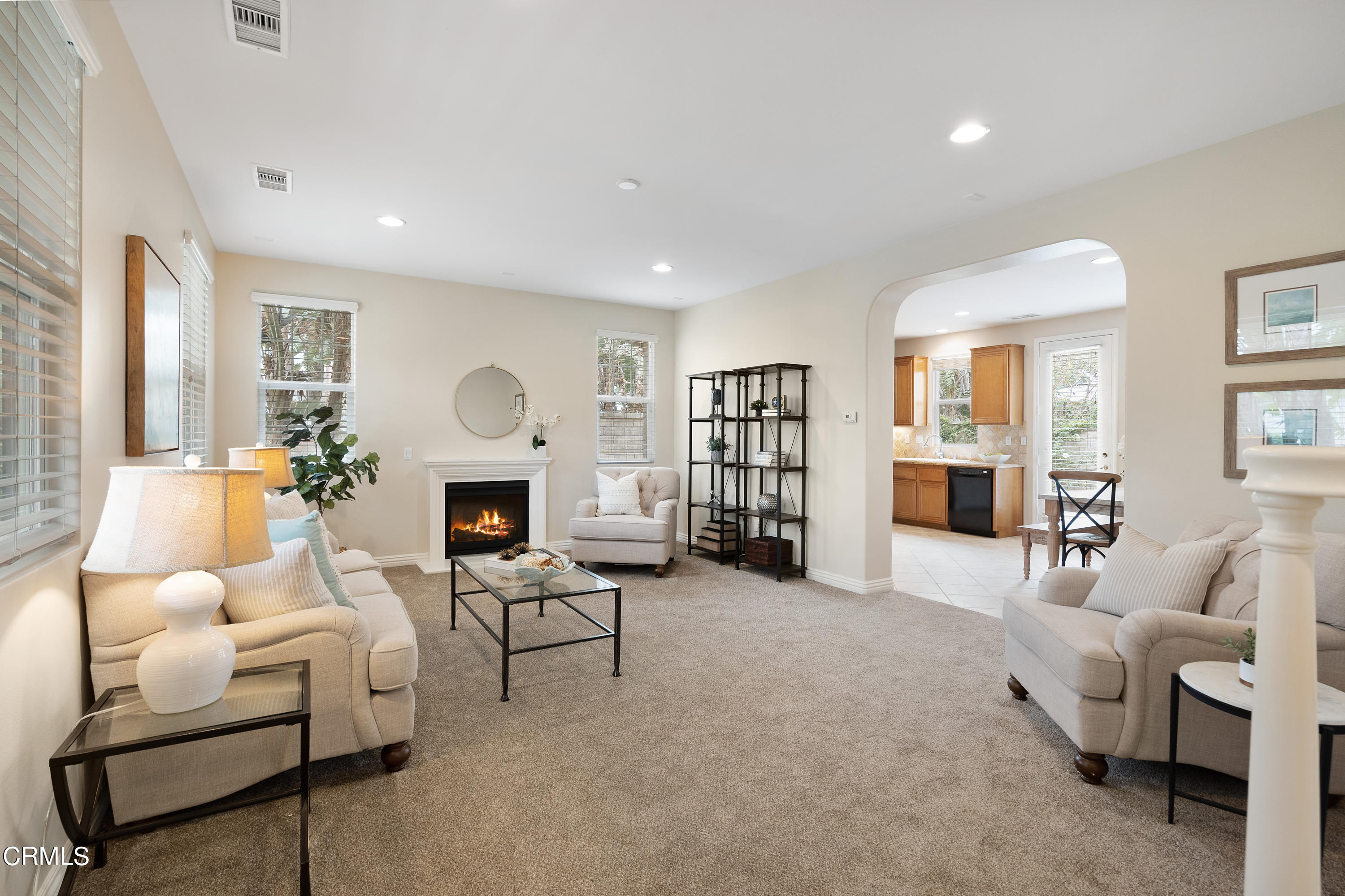 551 Spring Park Road Camarillo, CA 93012 - Photo 4 of 36 a living room with furniture and a fireplace