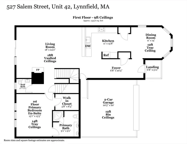 $1,390,000 | 527 Salem Street, Unit 42, Lynnfield, MA 01940