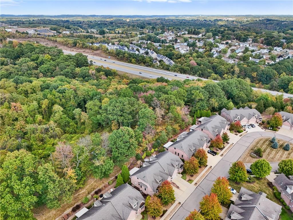 1737 Waterleaf Drive Sewickley, PA 15143 - Photo 32 of 34 an aerial view of a city with mountains