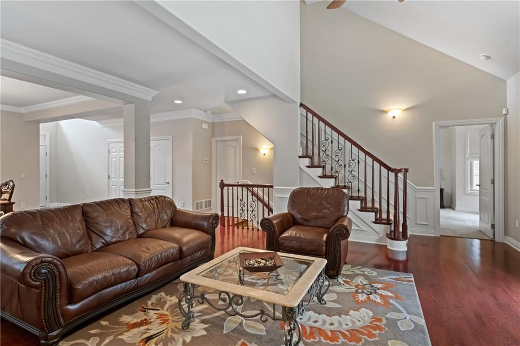 1737 Waterleaf Drive Sewickley, PA 15143 - Photo 4 of 34 a living room with furniture and wooden floor