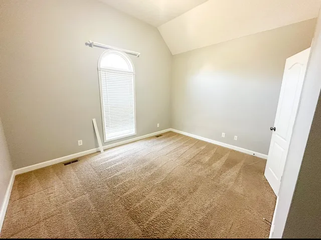 an empty room with a empty space