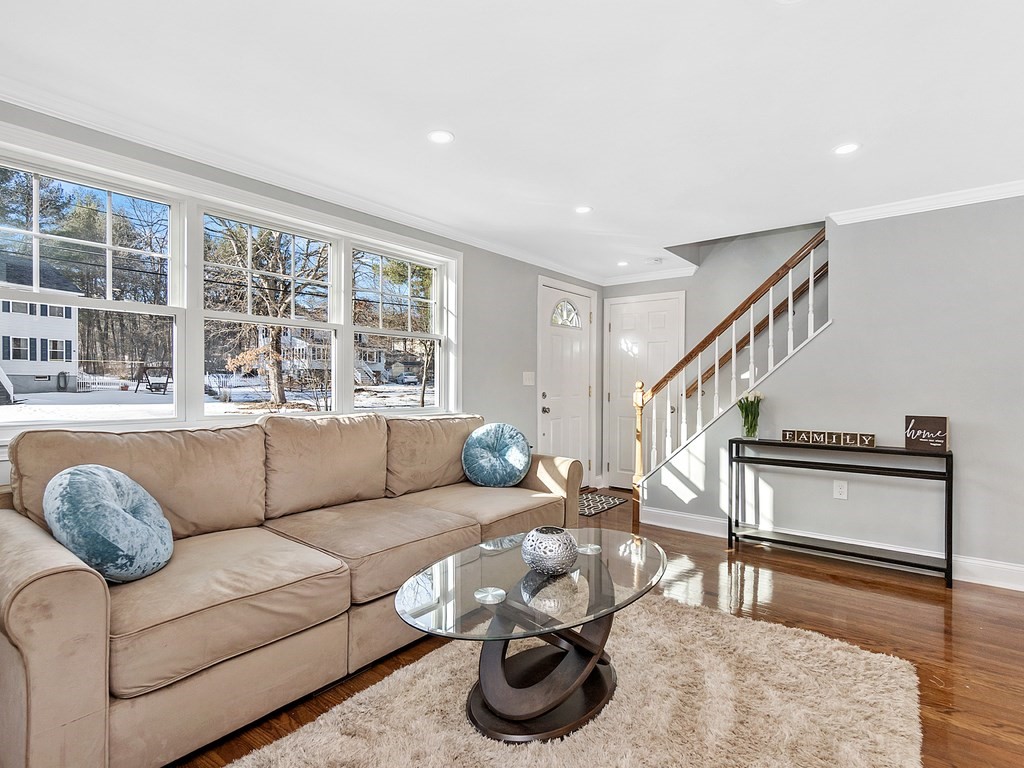 46 Shawsheen Road Billerica, MA 01821 - Photo 3 of 18 a living room with furniture and wooden floor