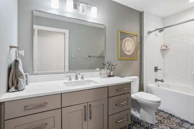 a view of park with slide