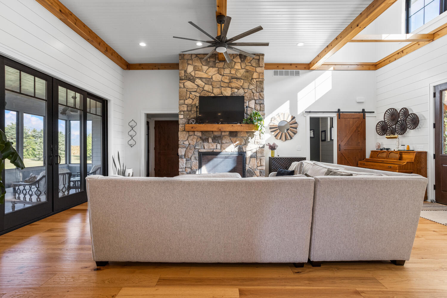 1335 2250 East St. Joseph, IL 61873 - Photo 10 of 68 a living room with furniture and a fireplace