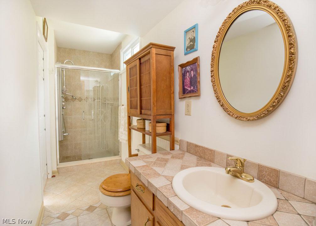 361 Callahan Road Canfield, OH 44406 - Photo 8 of 10 Full Bath on first floor with a walk-in shower.