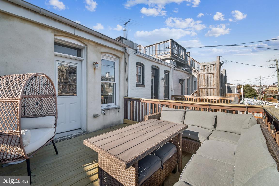 121 South Curley Street Baltimore, MD 21224 - Photo 38 of 40 Charming rooftop retreat with city views.