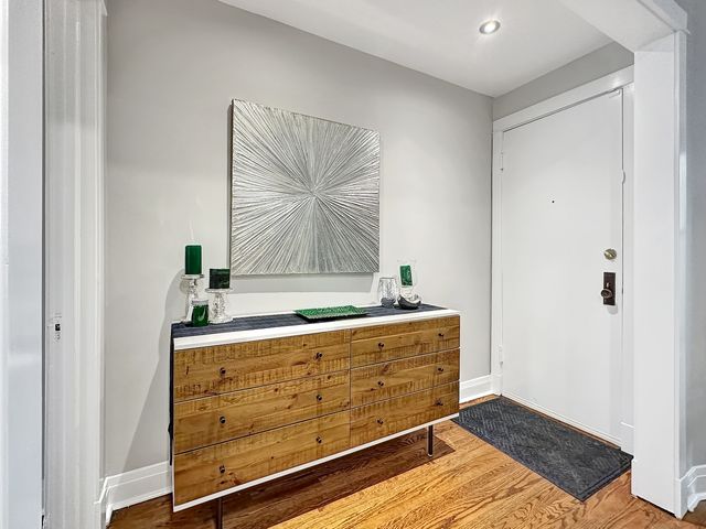 a room with furniture